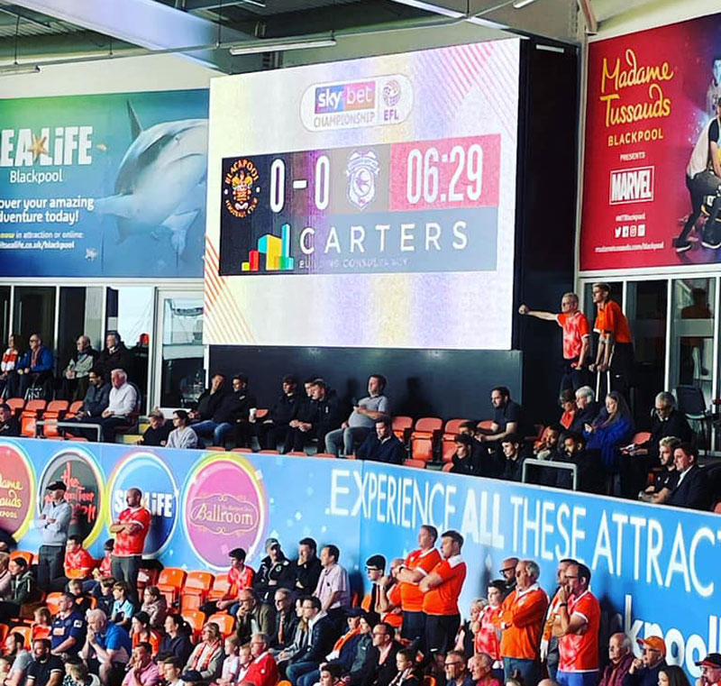 We Sponsor Blackpool FC
