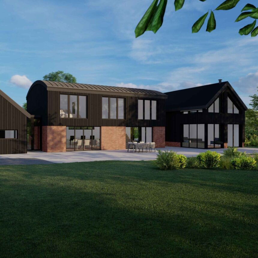 Contemporary Replacement Dwelling