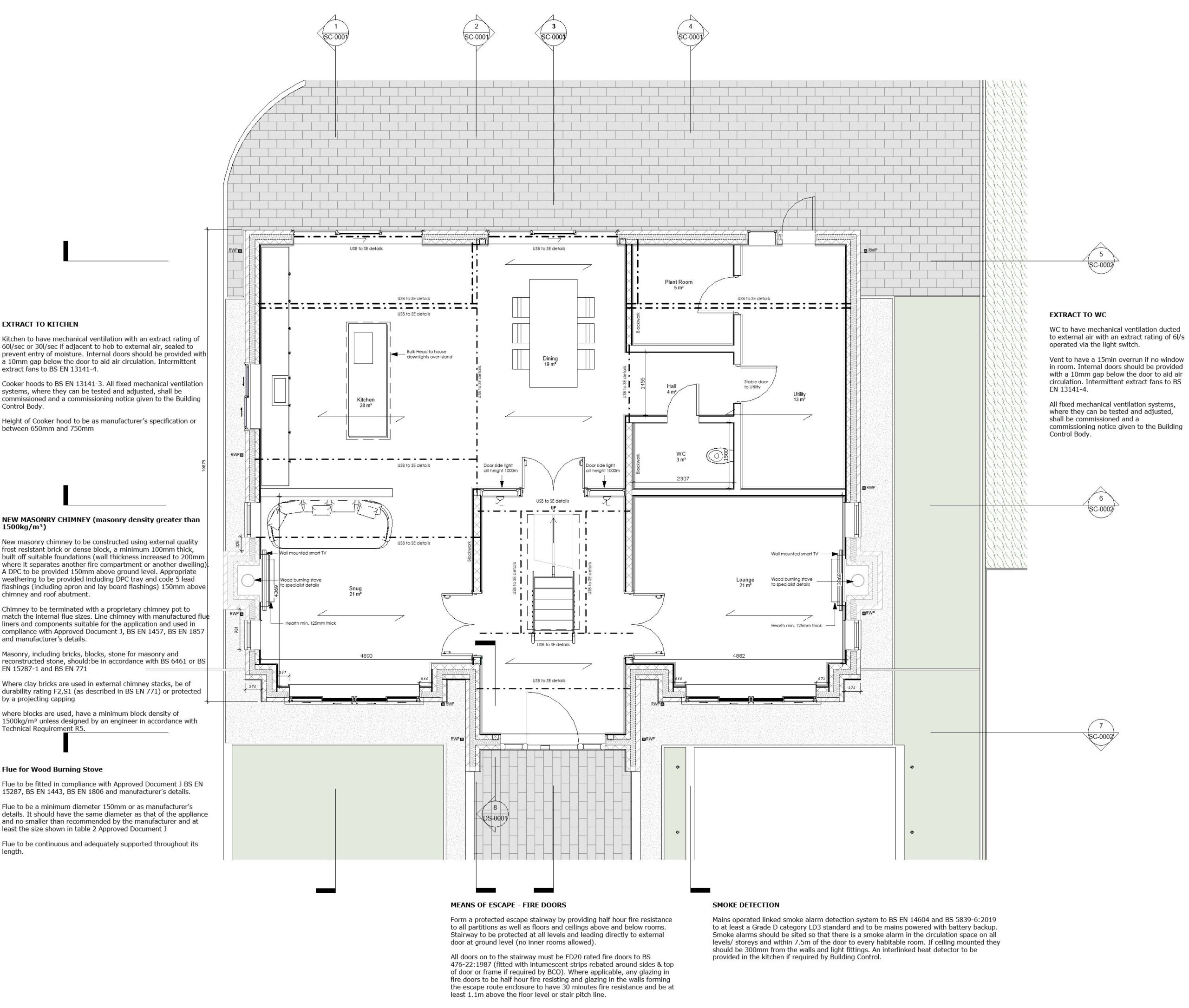 Proposed Plan - Technical Construction Drawing