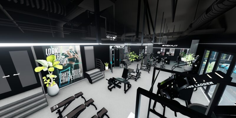 fitness studio and private personal training facility. 