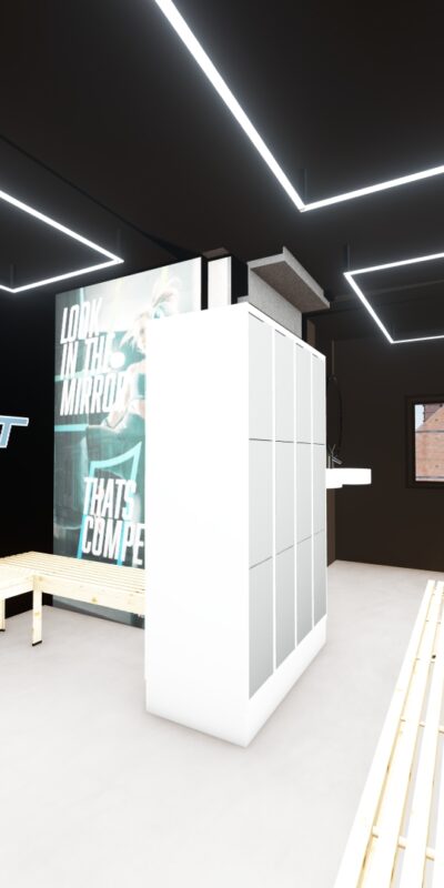 fitness studio and private personal training facility. 