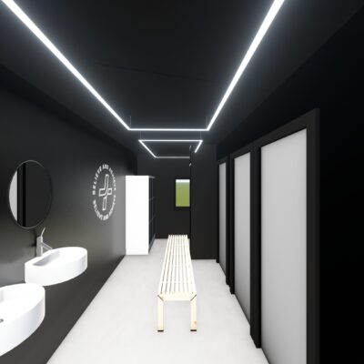 fitness studio and private personal training facility. 