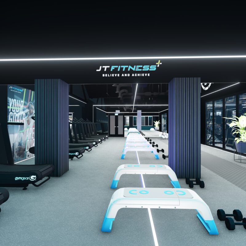 fitness studio and private personal training facility. 