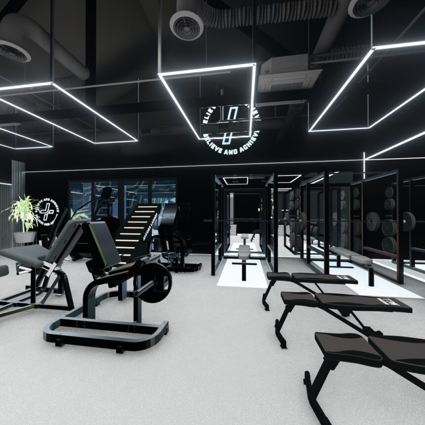 fitness studio and private personal training facility.