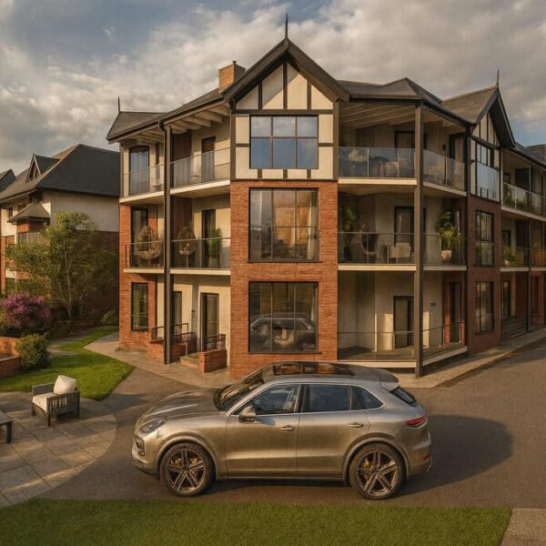Outside Clifton Apartments - Conversion from office to Residential